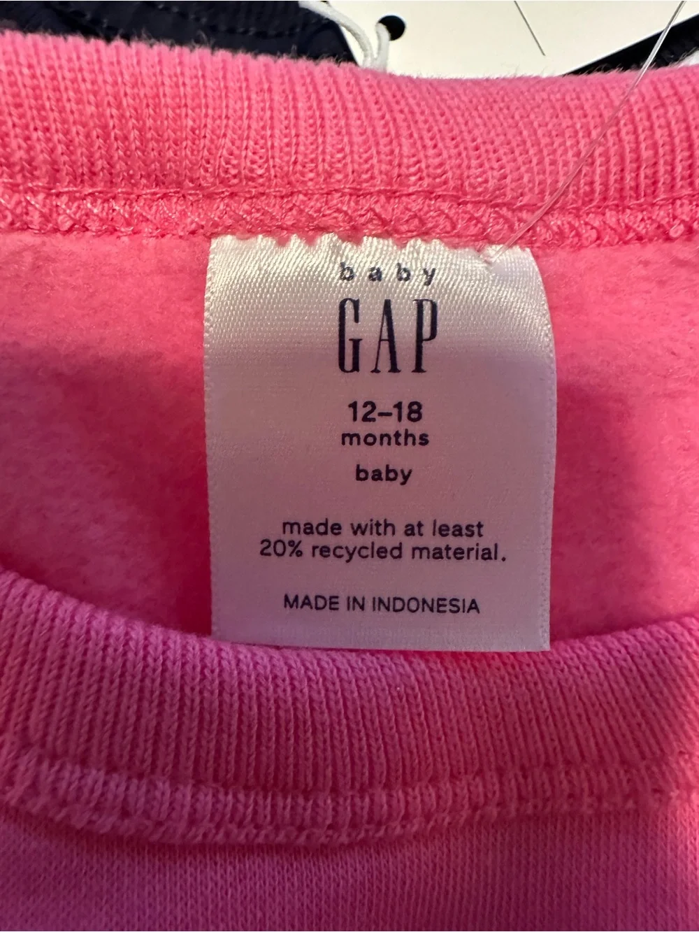 Gymboree Pink Teddy Logo Sweatshirt